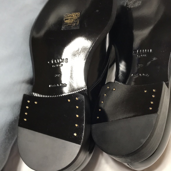 Celine patent leather derby oxfords. Made in Italy. NWOT - Picture 8 of 9